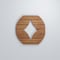 Ekena Millwork Extra Small Gresham Decorative Fretwork Wood Wall Panels, Walnut, 7 3/8"W x 7 3/8"H x 3/8"T WALW08X08X0375GSHWA - alternate 3
